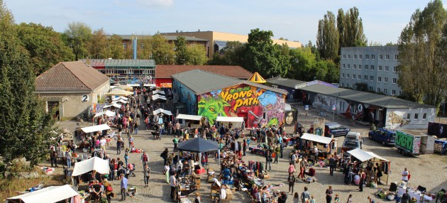 Das Freiland Gelände in Potsdam